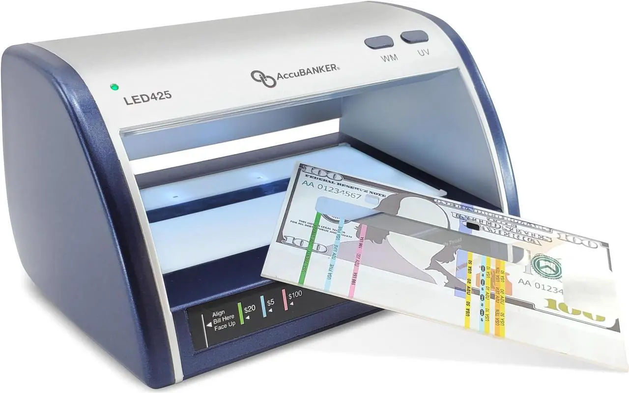 Alt view image 4 of 5 - LED425 Counterfeit Bill/Document Validator with Guide