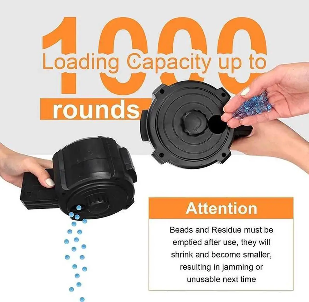 Alt view image 4 of 5 - Zhenduo STD 5S Gel Ball Blaster Toy Outdoor Game Electric Splatter Ball Blaster Water Bead Blaster Burst Gel Balls for Adults