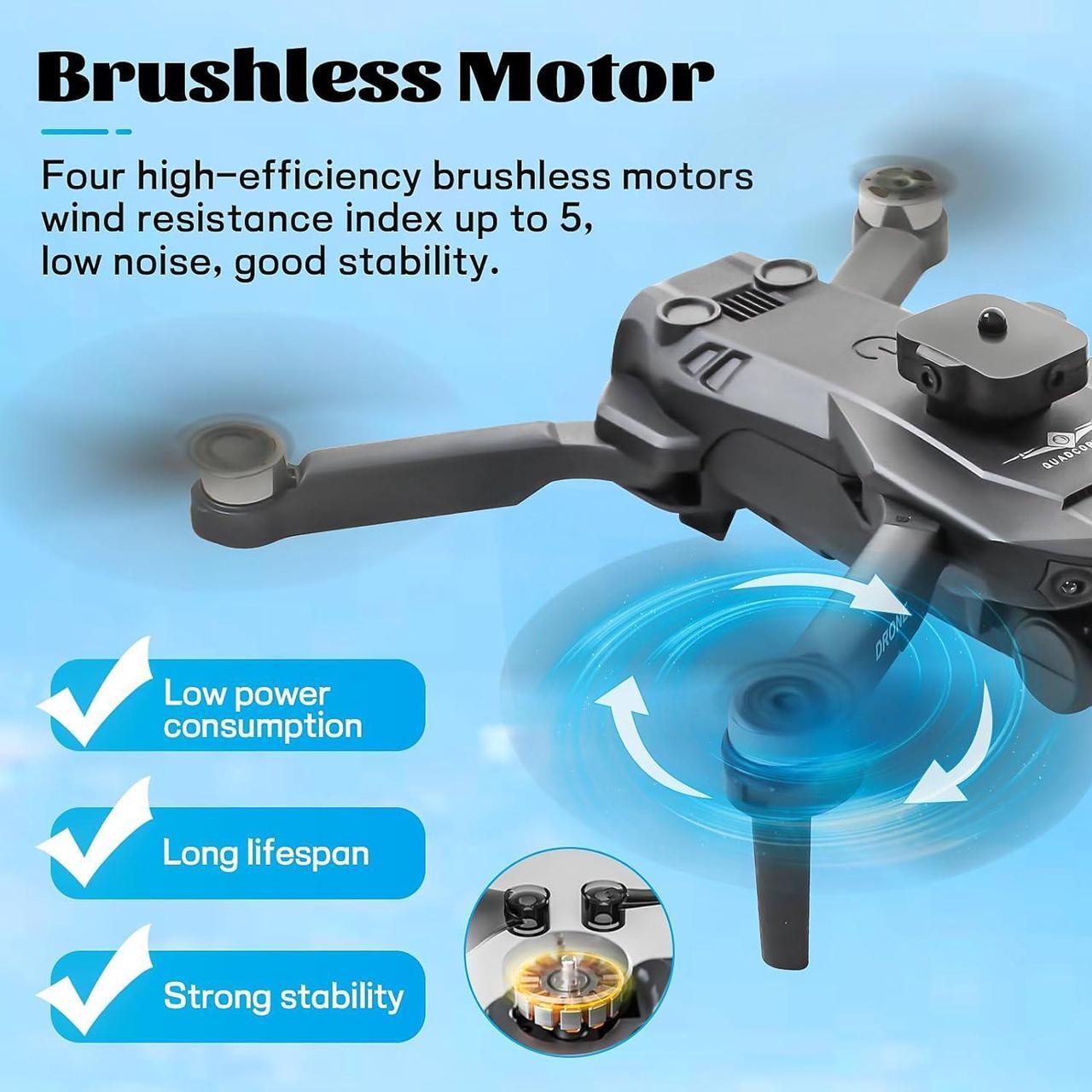Alt view image 6 of 7 - zhenduo Mini Drone with 720P Camera, Foldable FPV RC Drone for Beginners, Auto Hover, One Key Start/Land, 3D Flips, 2 Batteries, Ideal Outdoor Toys Gifts for Boys