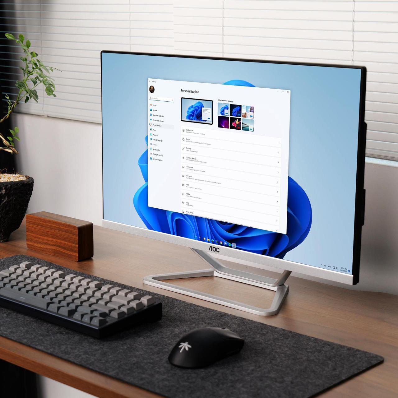 Alt view image 3 of 7 - AOC All-in-One PC Business Desktop 23.8" FHD Screen AMD R3 3250U 512 GB SSD Processor up to 3.5GHz 16GB RAM  Windows 11 Home Wi-Fi 6 USB Dual Speakers Keyboard&Mouse Office Work Business