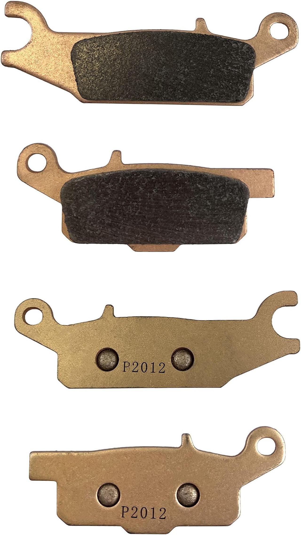 Demon Powersports Front Right Sintered Brake Pads for Yamaha Grizzly/Raptor, Sintered Metallic Material For Better Grip, Reduced Brake Fade, Instant Braking (See Fitment Details in Description)