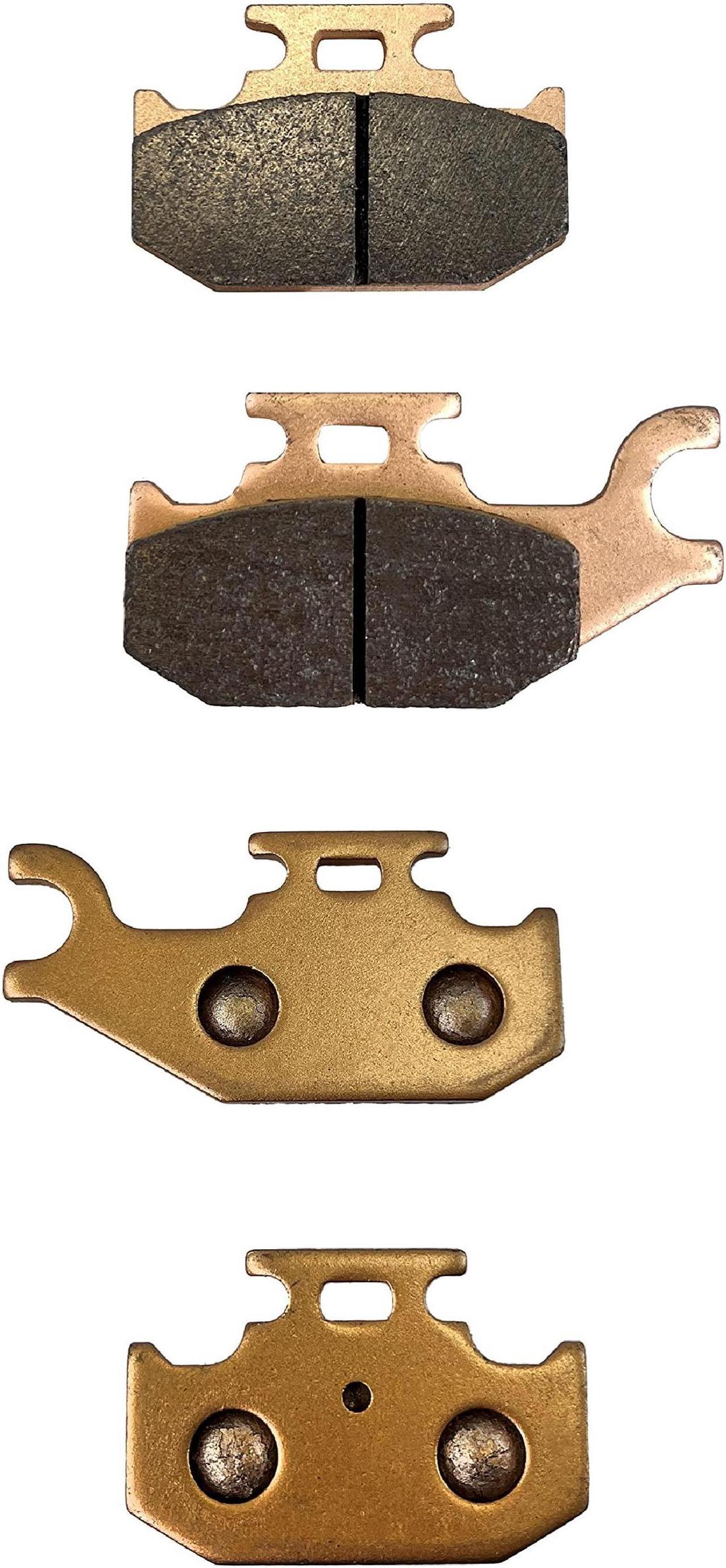 Demon Powersports Front Left, Rear Left/Right Sintered Brake Pads for Yamaha/Can-Am, Grizzly/Renegade/Outlander/Rally, Sintered Metallic Material For Better Grip (See Fitment Details in Description)