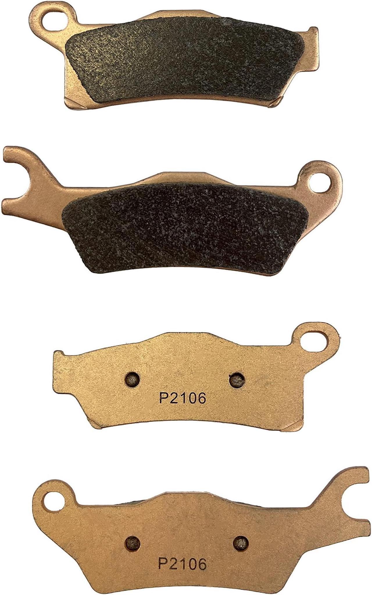 Demon Powersports Front/Rear Right Sintered Brake Pads for Can-Am Outlander/Renegade, Sintered Metallic Material Better Grip, Reduced Brake Fade, Instant Braking (See Fitment Details in Description)