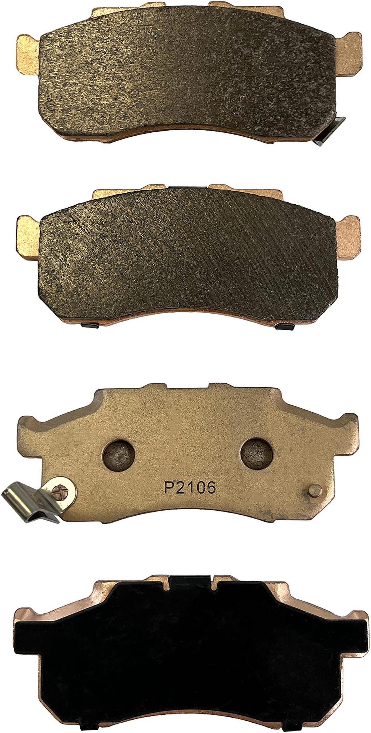 Demon Powersports Front Right Sintered Brake Pads for (2009-13) Honda Big Red, High Density Sintered Metallic Material For Better Grip, Reduced Brake Fade (See Fitment Details in Description)