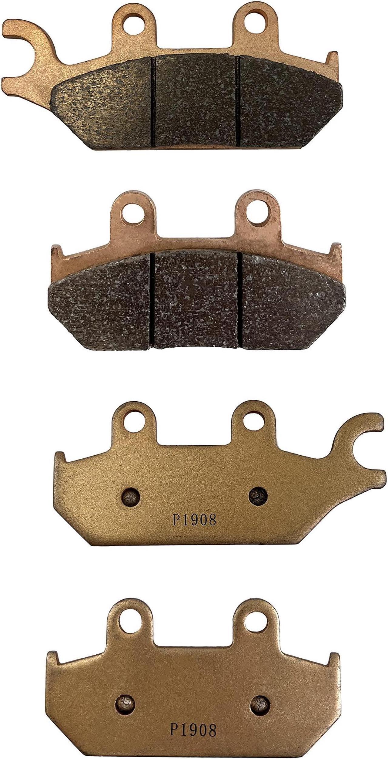 Demon Powersports Front Right Sintered Brake Pads for Can-Am/Yamaha, Viking/Maverick/Commander, Sintered Metallic Material For Better Grip, Reduced Brake Fade (See Fitment Details in Description)