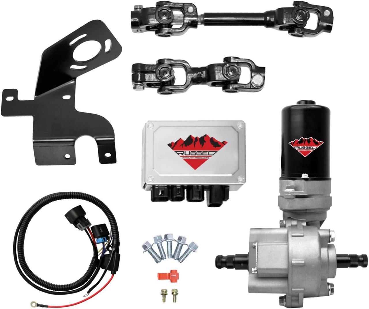 Rugged Front Electric Power Steering Kit for (2009-13) Honda Big Red, is A Bolt On System, Steers Easily & Gets Rid of Wheel Jerk/Bump Steer When Navigating Rough Terrains, Make Your Ride Better