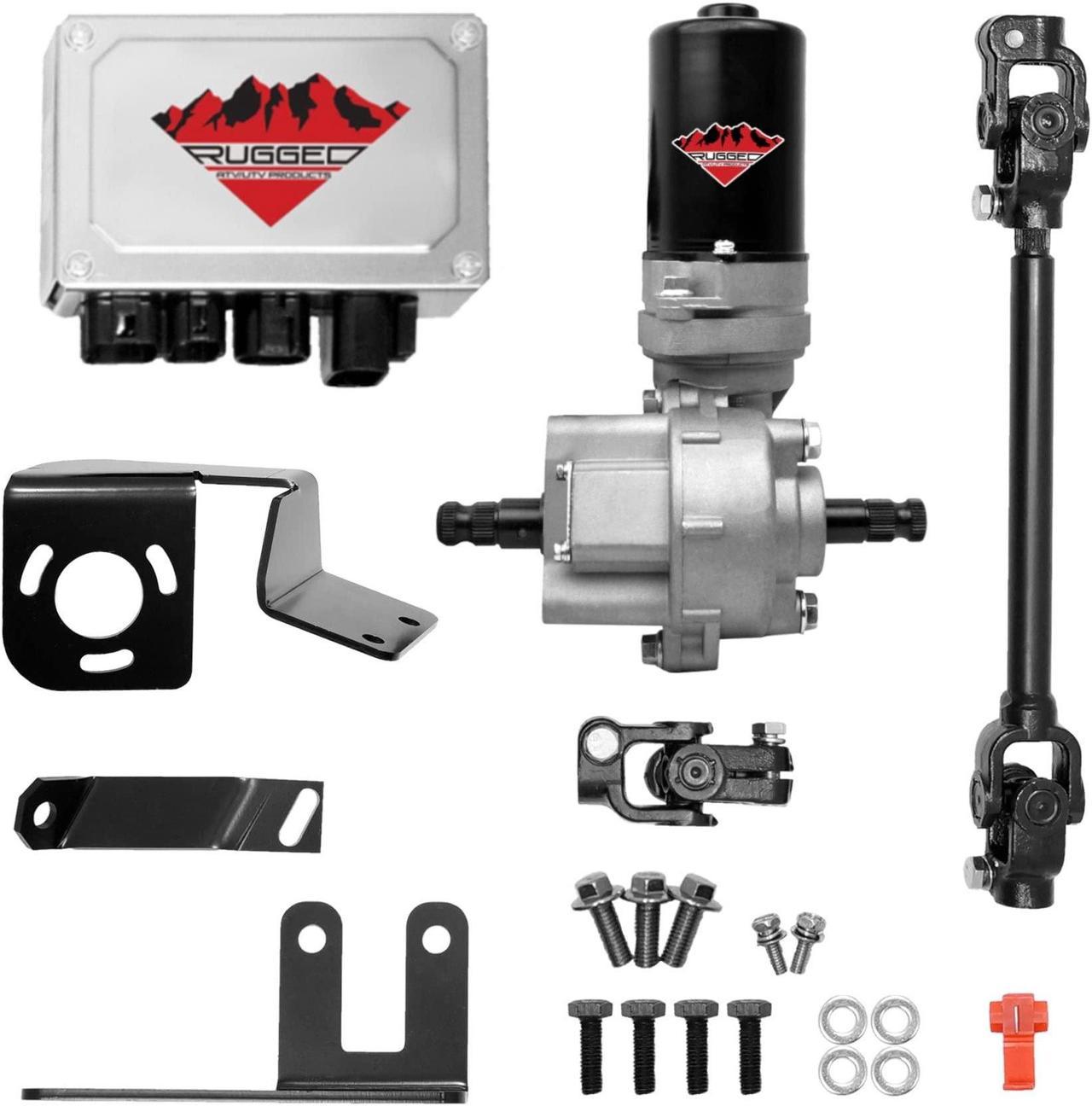 Rugged Front Electric Power Steering Kit for (2008-13) Kawasaki Teryx 750, Is A Bolt On System, Steers Easily, Designed to Make Your Ride Better (Will Not Fit Vehicle With Dual Cup Holder Equipped)