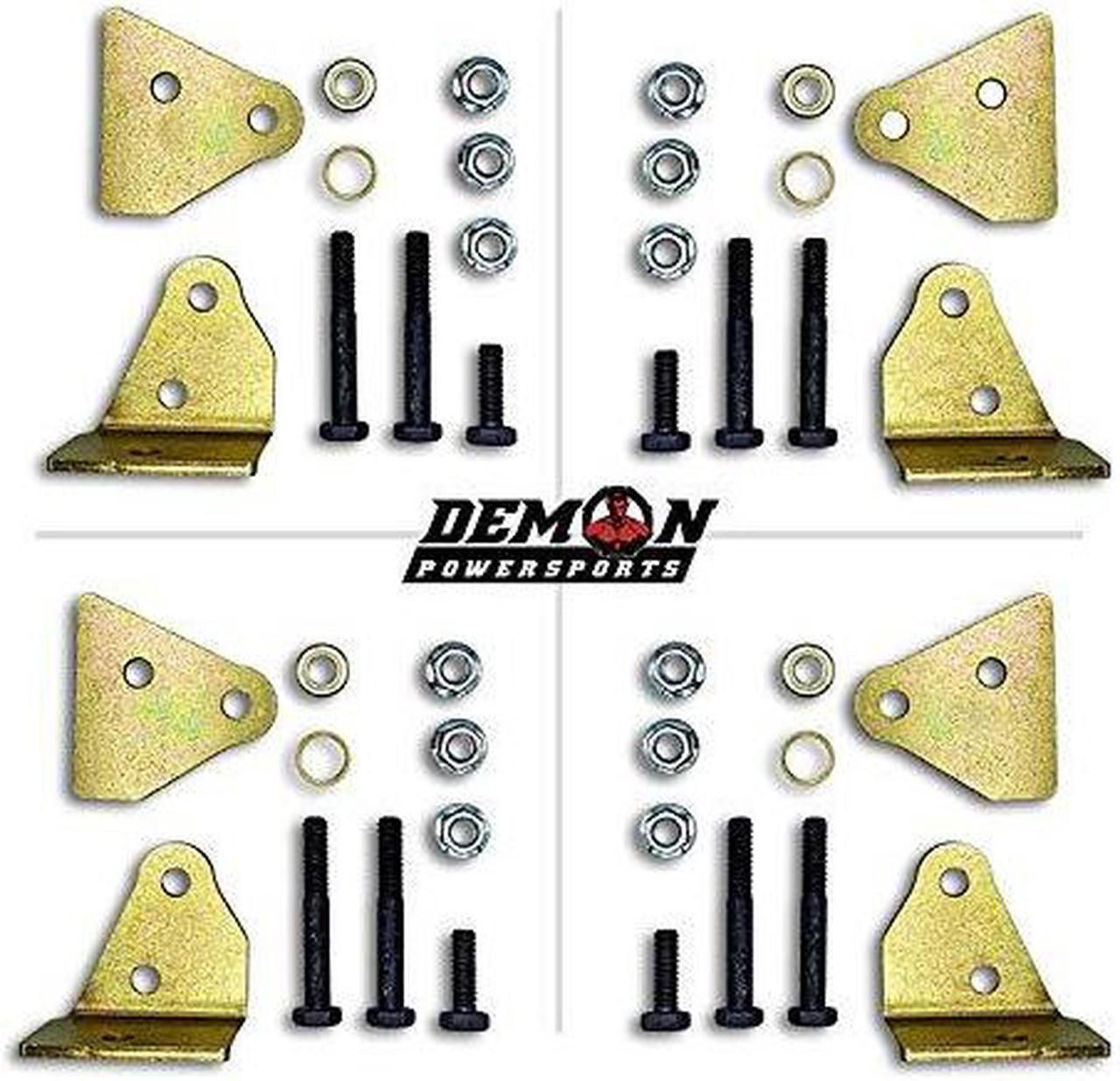 Demon Powersports 2" Bracket Lift Kit for Kubota RTV (900, X900, X1100, X1120, X1140, XG850) Increases Ground Clearance & Larger Space Between Tires (See Fitment Details in Description)