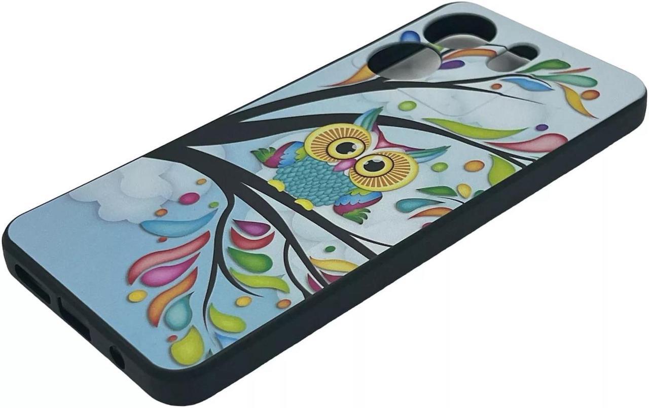 Alt view image 3 of 4 - For BLU View 5 B160V TPU Flexible Skin Cover Cell Phone Case - Owl