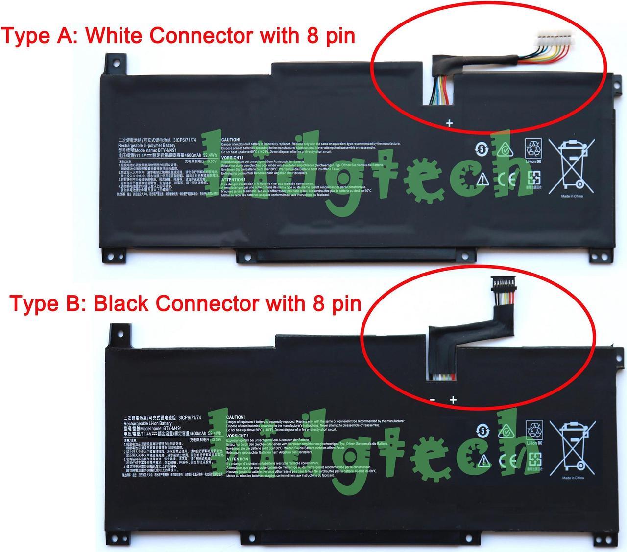 NEW BTY-M491 Battery for MSI Modern 15 A10RB A10M A10RAS A10RB A10RD MS-1551 / A11M A11SB MS-1552 / A4M A4MW MS-155K / Summit B15 A11M Series