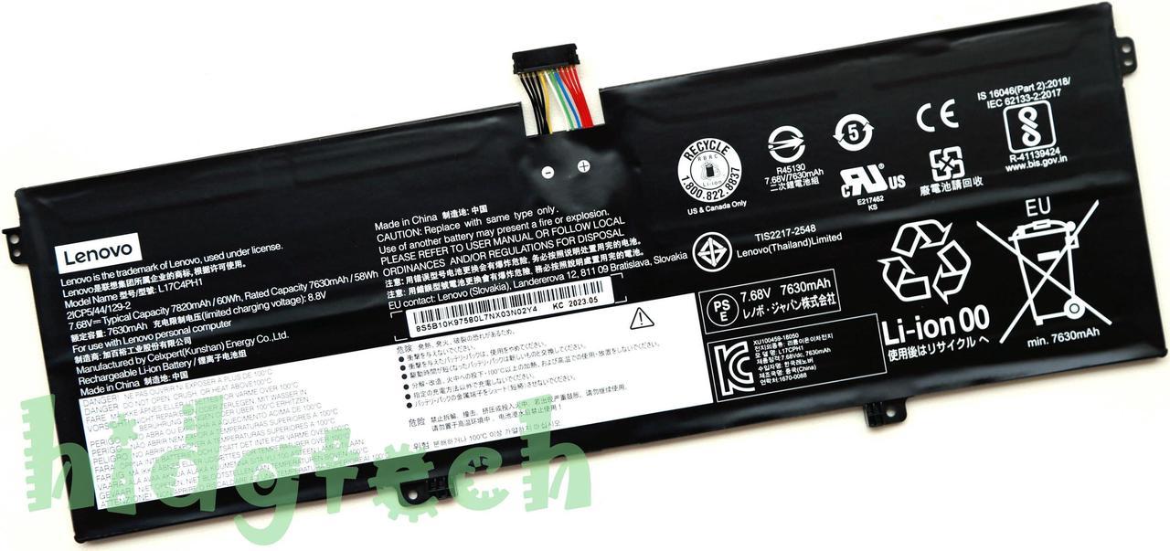 NEW Genuine  L17C4PH1 L17M4PH1 L17M4PH2 Battery For Lenovo Yoga C930 C930-13IKB 7 Pro-13IKB C930-13IKB-81EQ 81EQ000HGE Series 5B10Q82425 5B10Q82426 21CP5/44/129-2