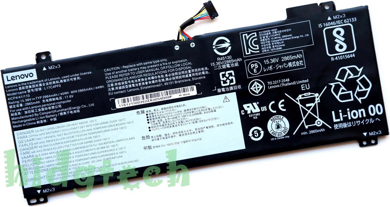 NEW Genuine L17C4PF0 L17M4PF0 Battery For  IdeaPad S530-13IWL S530-13IML Xiaoxin Air 13IWL Series