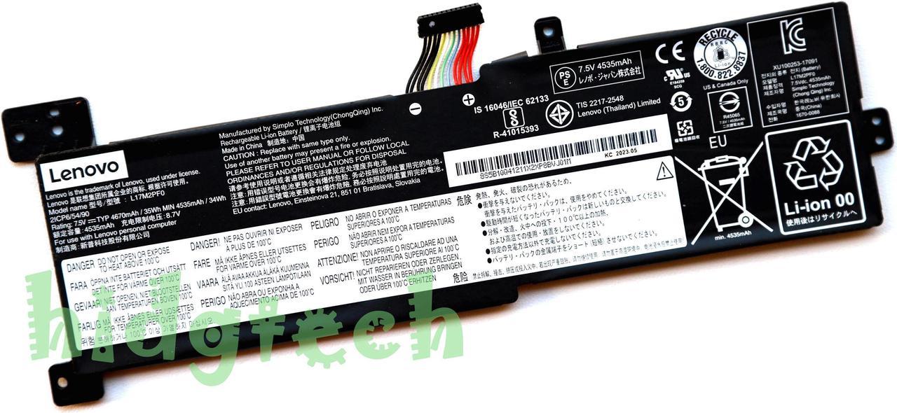 New Genuine L17L2PF0 L17M2PF0 L17M2PF1 L17D2PF1 L17L2PF2 L17M2PF2 Battery for IdeaPad 320-14ABR 320-15ABR 330-14IKB 15IKB / IdeaPad 330 Touch-15ARR 330-15ARR Series 21CP6/54/90