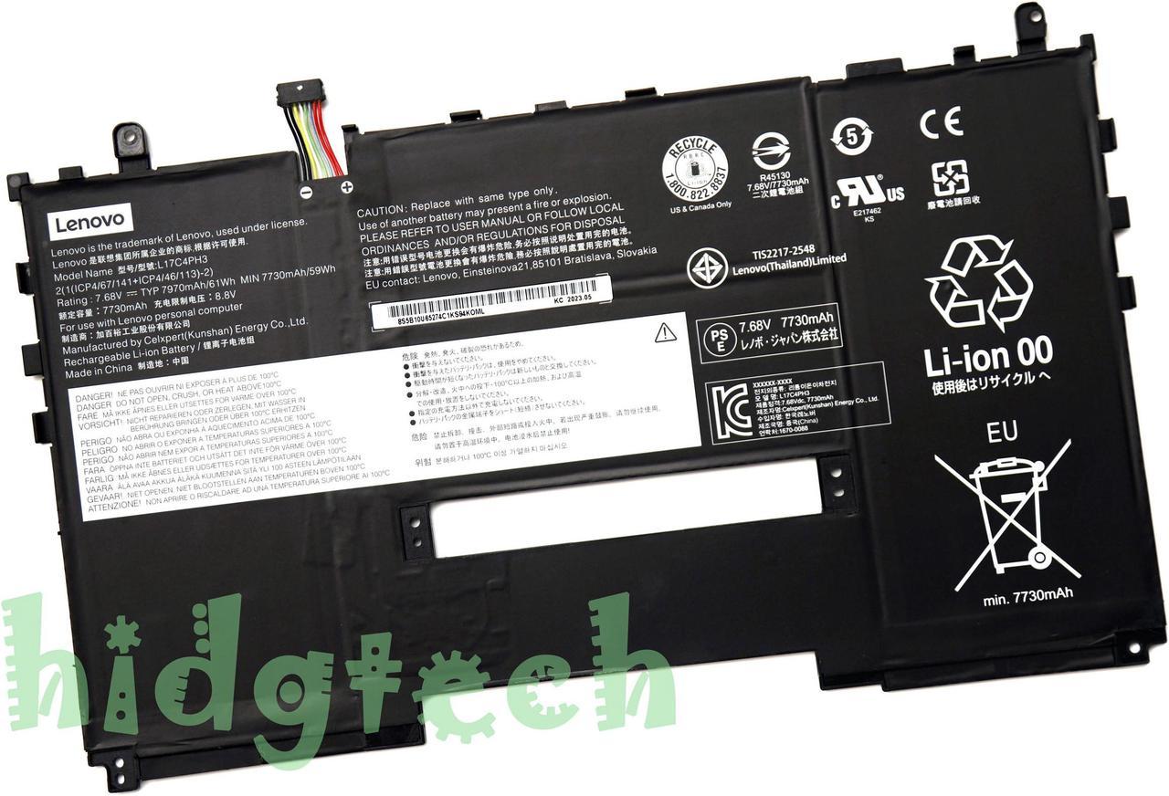 New Genuine L17C4PH3 L17M4PH3 L17L4PH3 L17S4PH3 Battery for Lenovo Yoga C630 WOS C630-13Q50 C630-13Q50-81JL Series