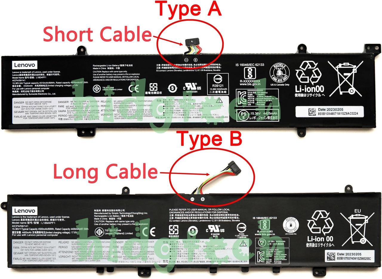 New Genuine L18M4PF1 L18D4PF1 Battery for Lenovo Yoga S740-15IRH C940-15IRH 9-15IMH5 Series SB10W67267, SB10W69459