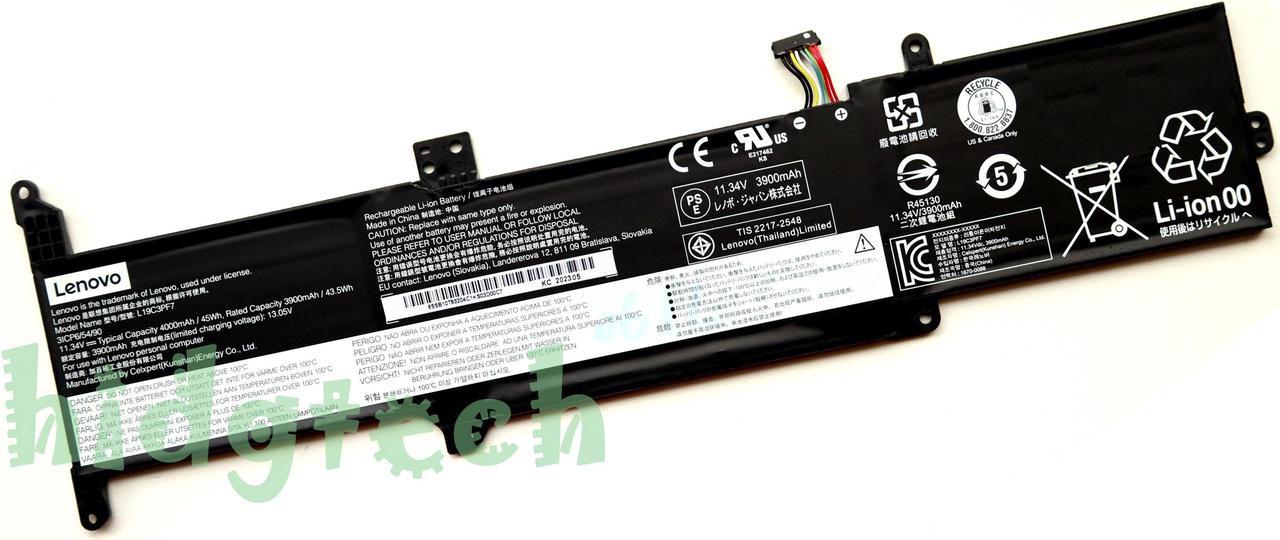 New Genuine L19C3PF7 L19L3PF5 L19D3PF5 Battery for Lenovo IdeaPad 3 14" 3-15IIL05 3-14IML05 3-15IML05 14ADA05 Series 31CP6/54/90