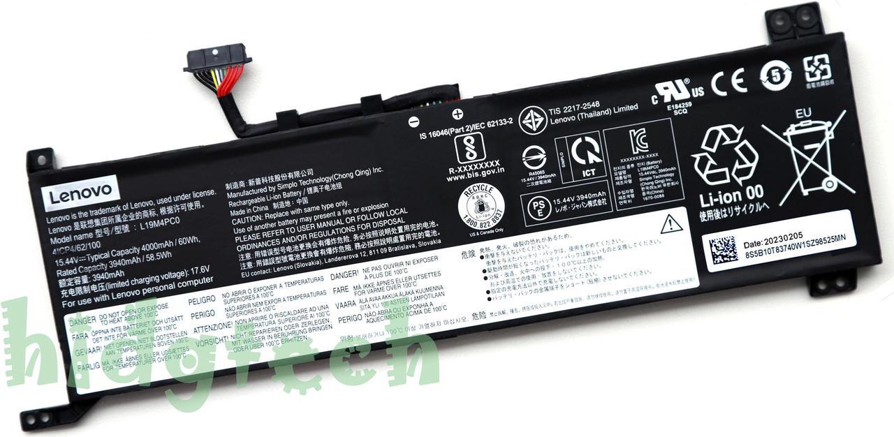 New Genuine L19C4PC0 L19M4PC0 L19L4PC0 Battery for Lenovo Legion 5 R7000 Y7000 2020 Year