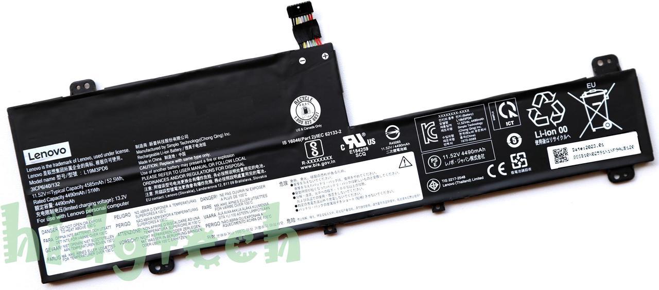 New Genuine L19C3PD6 L19D3PD6 L19L3PD6 L19M3PD6 Battery For Lenovo Flex 5-14ARE05 Flex 5-15IIL05 Flex 5-14IIL05 Series