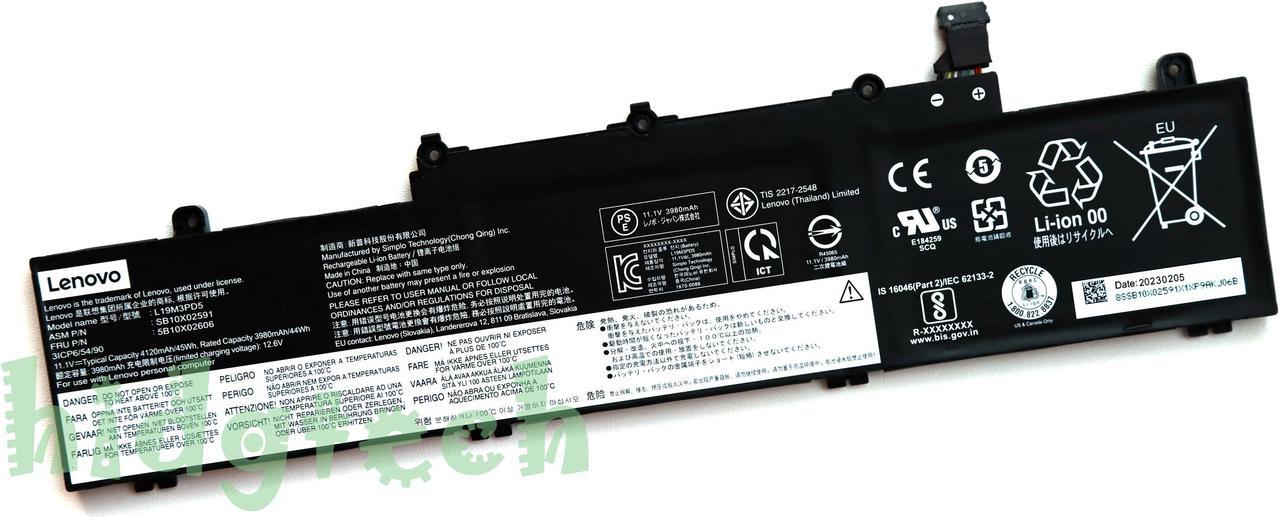 New Genuine L19C3PD5 L19D3PD5 L19L3PD5 L19M3PD5 Battery for Lenovo ThinkPad E14 E15 Gen 2 3 4 Series SB10X02608 SB10X02597 SB10X02591