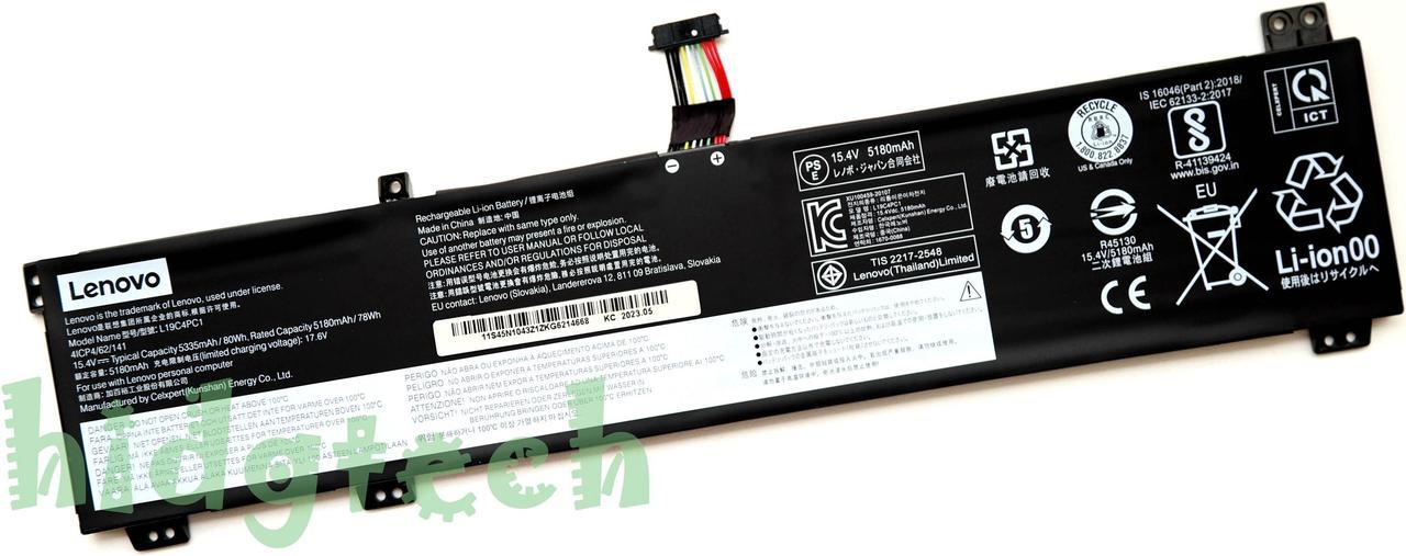 NEW Genuine L19C4PC1 L19M4PC1 Battery for Lenovo Y7000 R7000 2020 / Legion 7 15IMH05 Series SB10W86193 5B10W86188 SB10W86198 5B10W86194