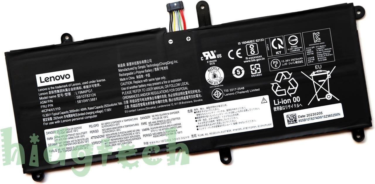 New Genuine L19C4PG1 L19M4PG1 Battery for Lenovo ThinkPad 11e Yoga 6th Gen Series 41CP4/41/110