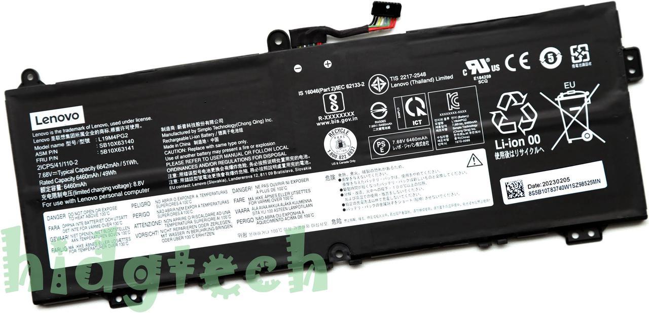 NEW Genuine L19M4PG2 L19D4PG2 L19L4PG2 Battery for Lenovo Ideapad Flex 5 CB-13IML05 Series SB10X63140 5B10X63141