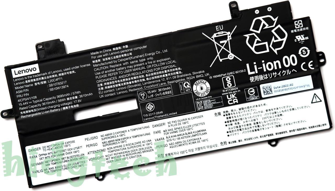 NEW Genuine L20C4P71 L20D4P71 L20M4P71 Battery For Lenovo ThinkPad X1 Carbon Gen 9 2021 Series 41CP5/41/108