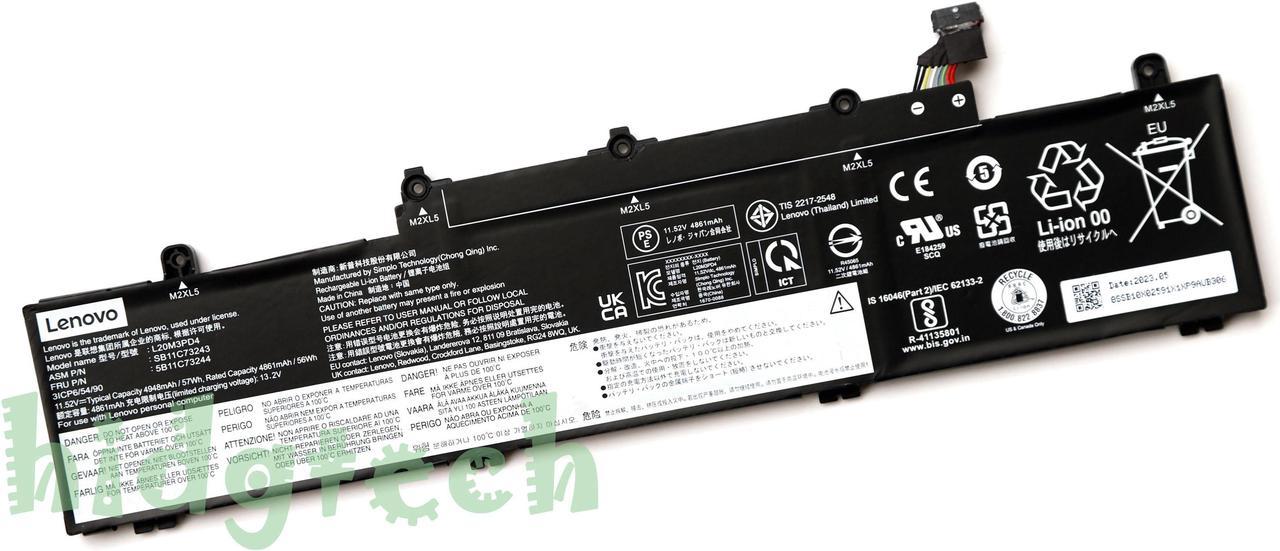 New Genuine L20C3PD4 L20D3PD4 L20M3PD4 Battery for Lenovo ThinkPad E14 E15 Gen 3