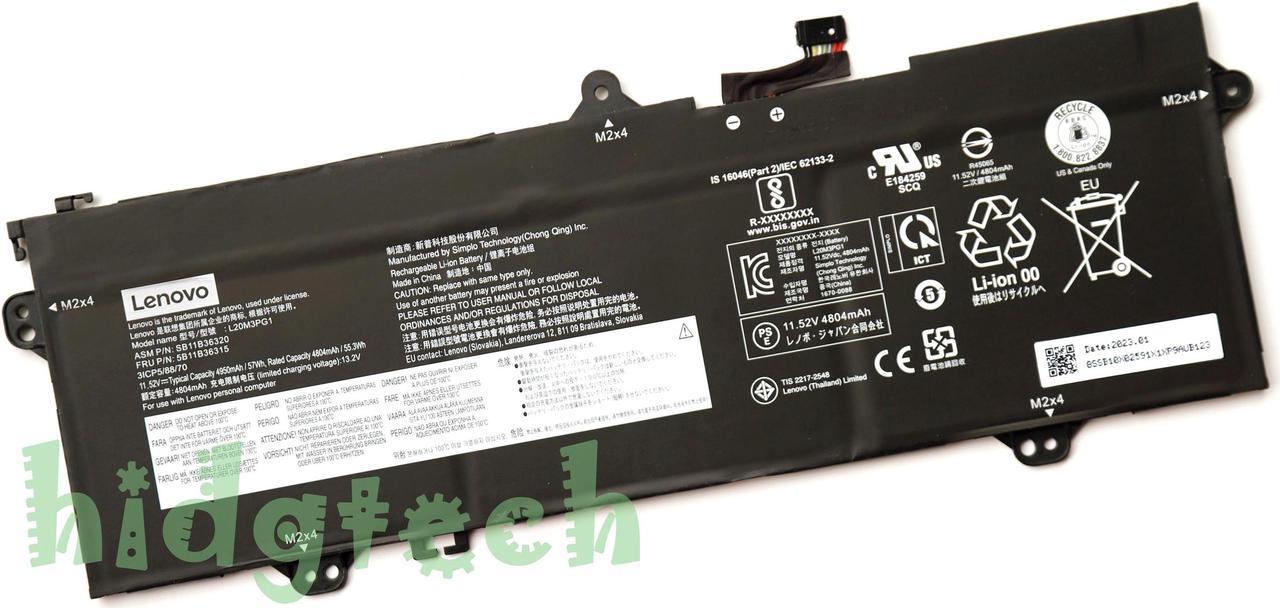 New Genuine L20D3PG1 L20L3PG1 L20M3PG1 Battery for Lenovo Vilboz14 14E Chromebook GEN 2 / Lenovo 14W 2nd Gen (2021) Series SB11B36303 SB11B36307