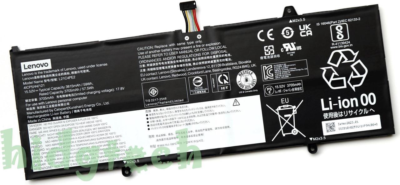 NEW Genuine L21C4PE2 L21D4PE2 L21D4PE1 L21M4PE2 L21L4PE2 Battery for Lenovo Yoga 6 13ALC7 Series 5B11F29411 5B11F29414 5B11F29421 5B11F29412