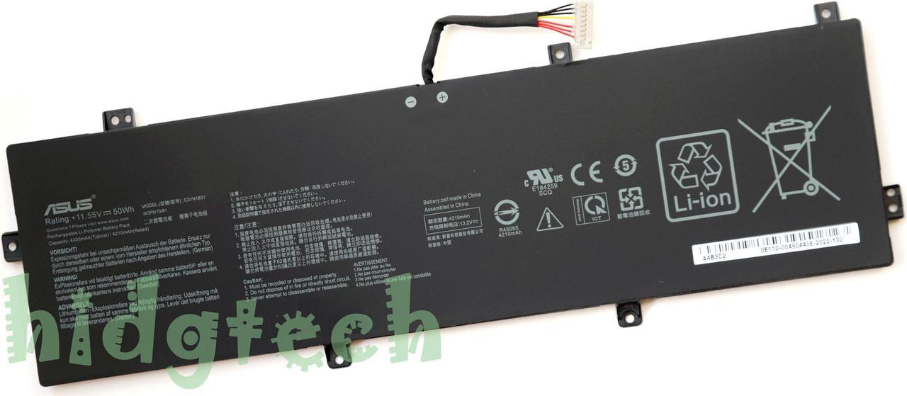 New Genuine C31N1831 Battery for  Zenbook 14 UX433FA UX433FN UX433FQ P3540FA P574FA P3548FA PE574FA PX574FA Series 0B200-03330200