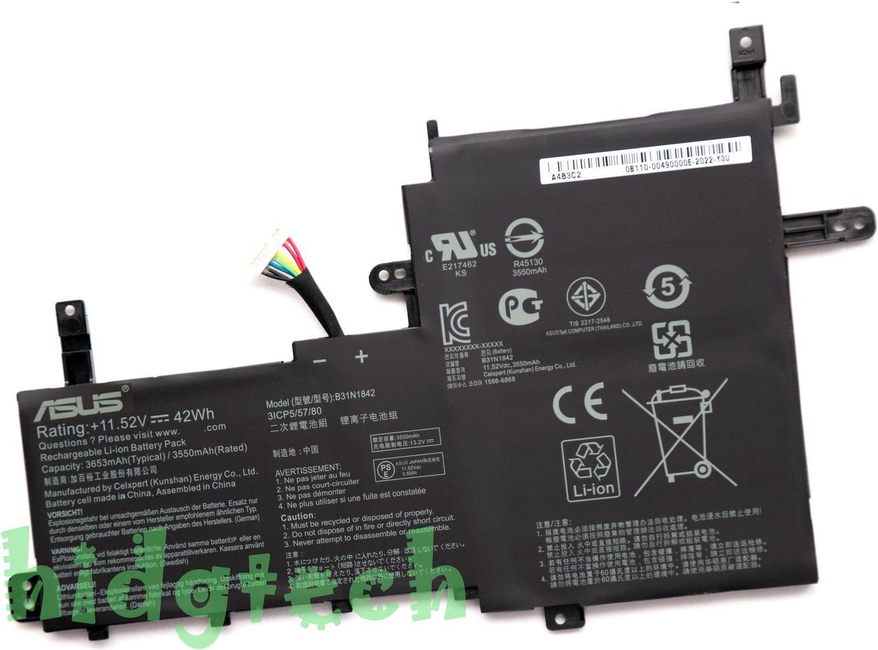 New Genuine B31N1842 Battery for VivoBook S15 S531FA S531FL X531FL K531FA V531FA V531FL K531FA K531FL S5500F F513 M513 K513 S513 X513 S15 S531F Series 0B200-03440000