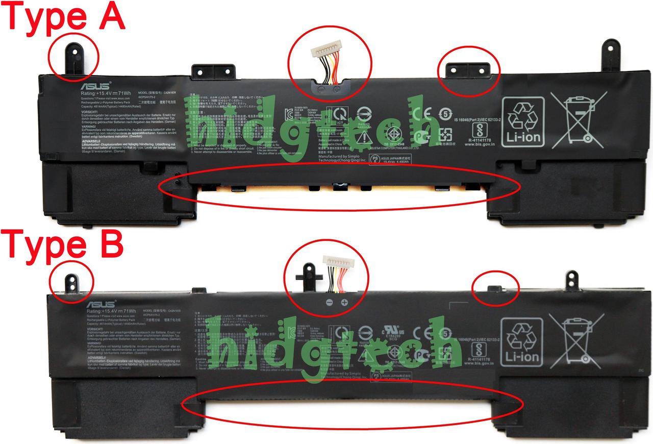 New Genuine C42N1839 Battery for ASUS Zenbook 15 Pro UX563FD UX534 UX534F UX534FA UX534FAC UX534FT UX534FTC UX533FD Series 0B200-03470000 Type B