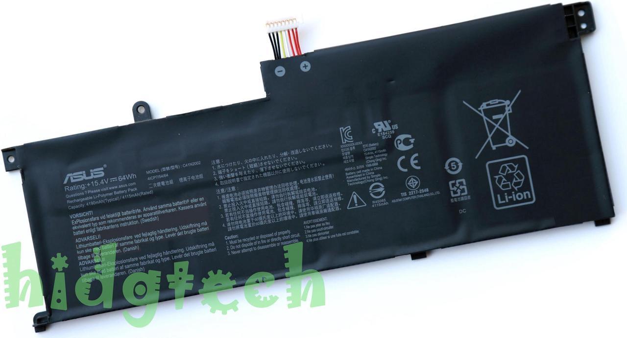 NEW Genuine C41N2002 Battery for ASUS ZenBook Pro 15 UX535 UX535L UX535LH UX535LI Series 4ICP7/54/64 0B200-03770100