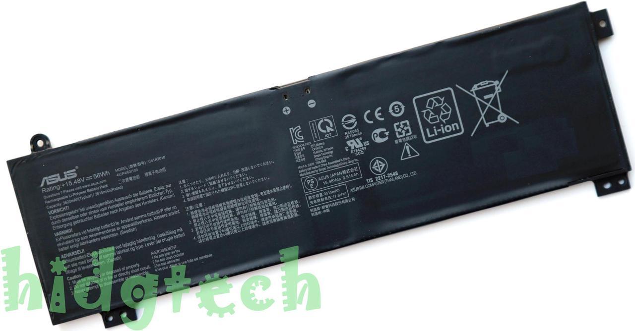 New Genuine C41N2010 Battery for ASUS ROG Strix G15 G513QC G513IH G513QE G513QC G513IC FX507ZE FX507ZC FX507ZM FX507ZR Series