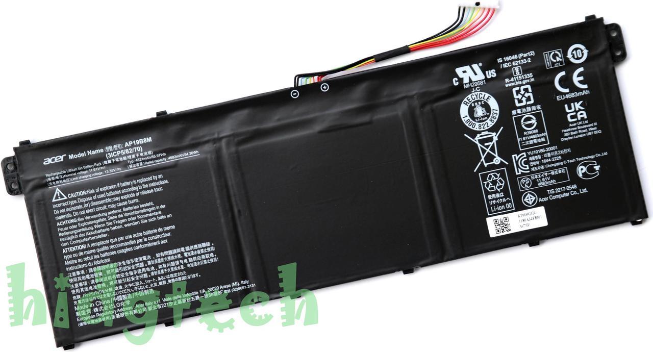 New Genuine AP19B8M Laptop Battery for Acer TravelMate P4 TMP414-51 Swift 3 SF314-59 Series KT0030G024