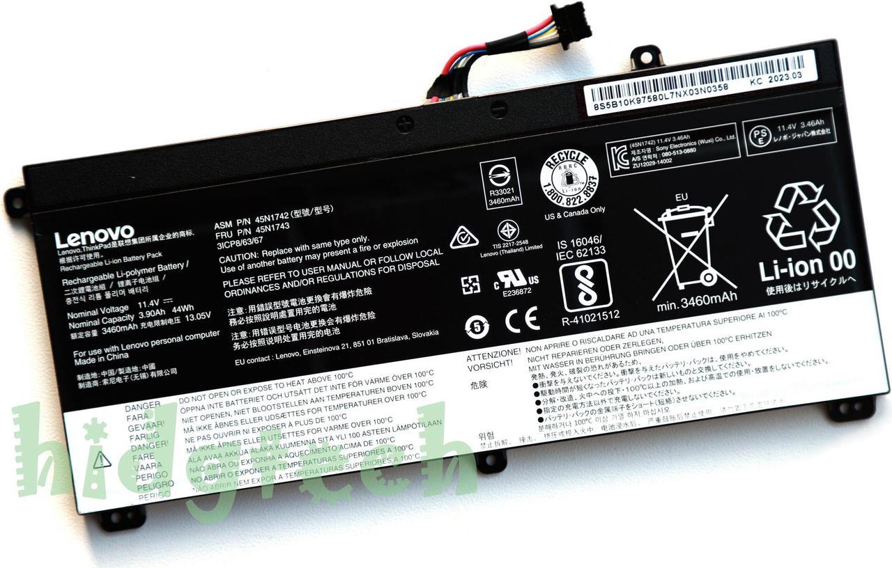 New Genuine 45N1740 45N1741 45N1742 45N1743 00NY639 Battery for ThinkPad T550 T550s T560 W550 W550s Series