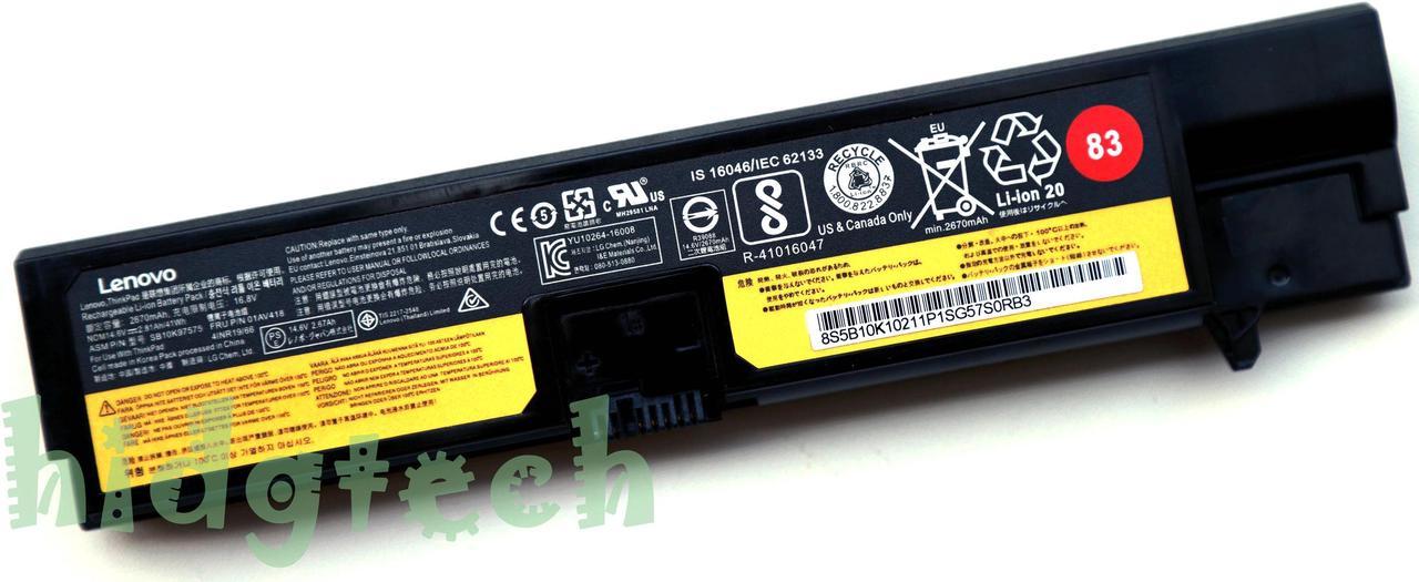 NEW Genuine 83 01AV417 01AV418 01AV414 01AV415 01AV416 Battery for ThinkPad E570 E570C E575 Series SB10K97575