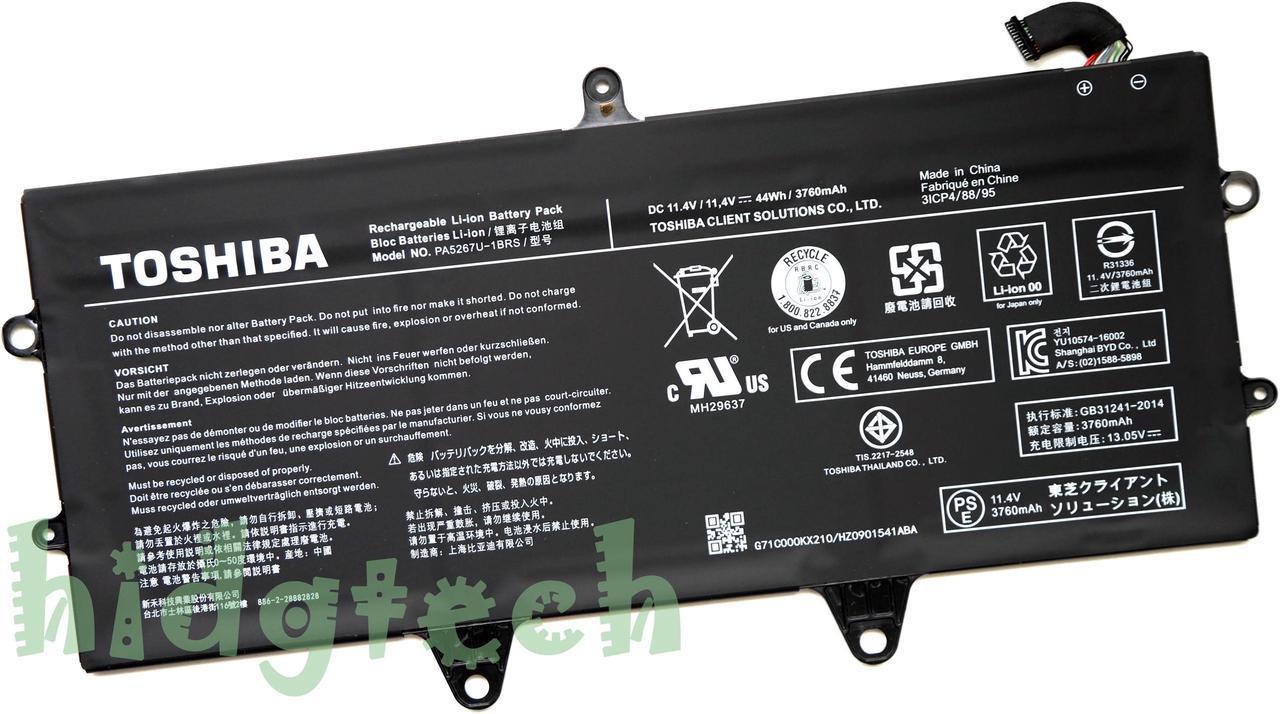 New Genuine PA5267U-1BRS 44Wh Battery for Toshiba Portege X20W X20W-D X20W-D-10Q X20W-E