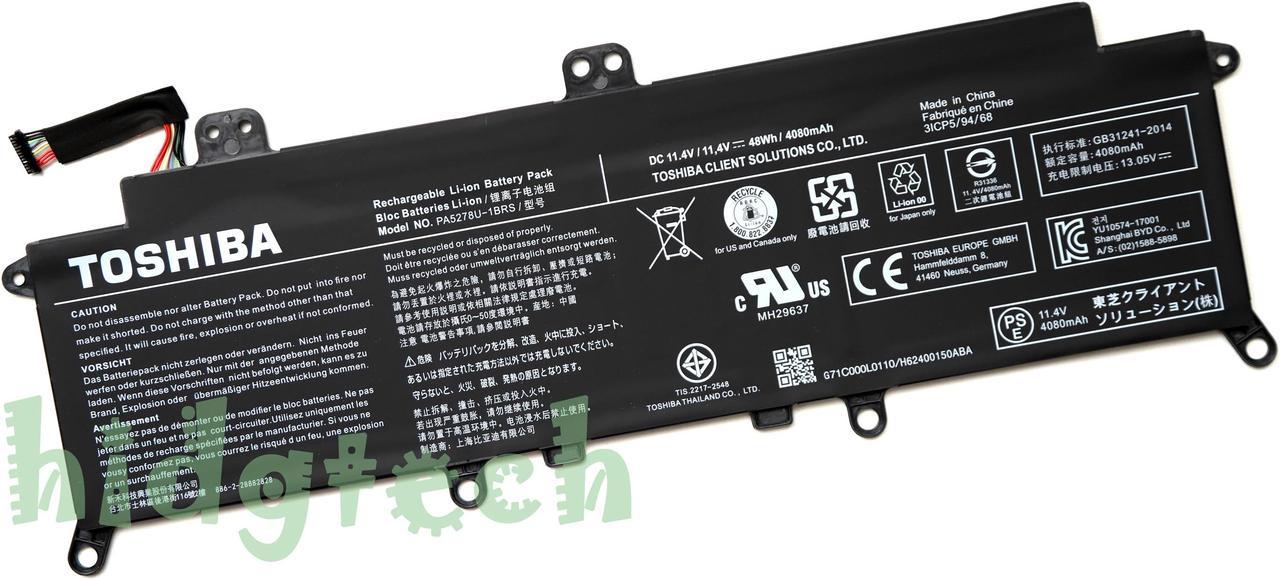 New Genuine PA5278U-1BRS Battery for Toshiba Portege X30-D X30-E X30-F Tecra X40-D X40-E X40-F X40-G Series Laptop