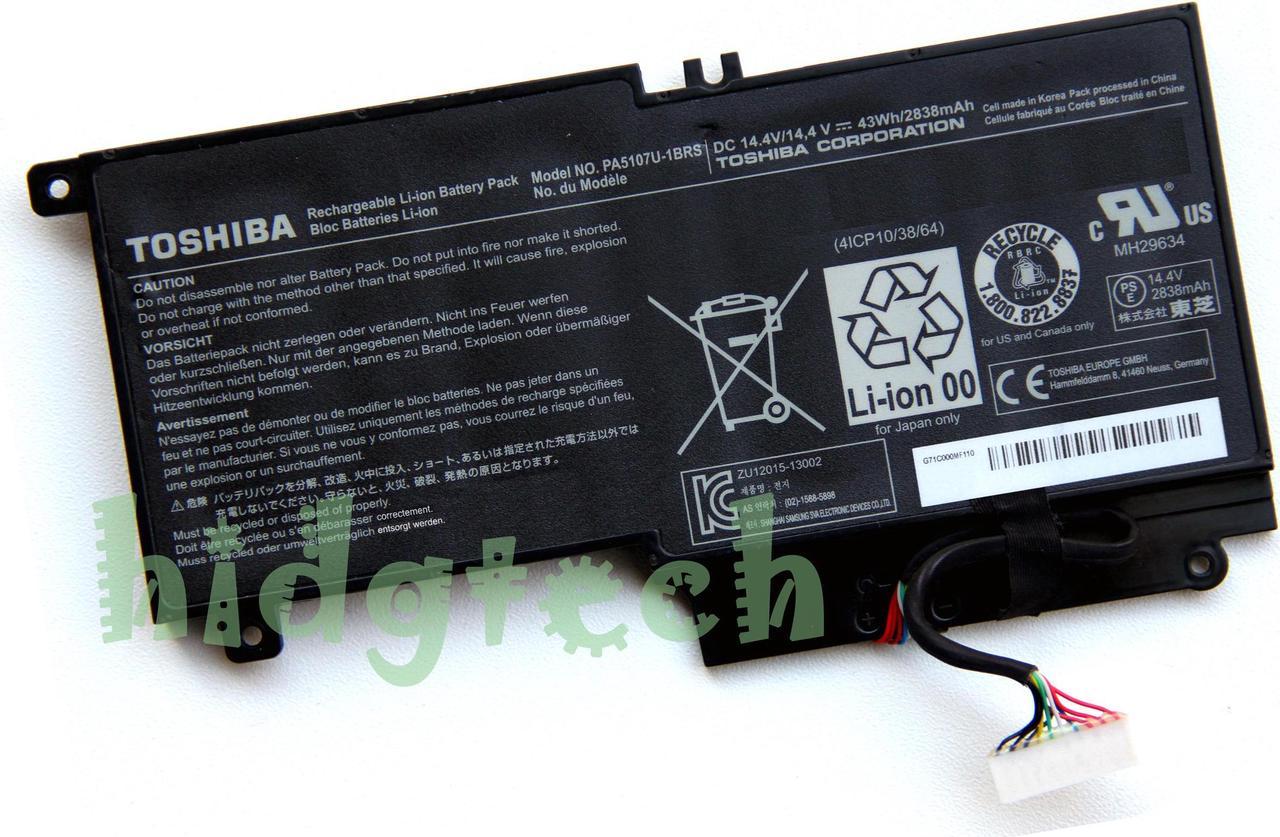 New Genuine PA5107U-1BRS Battery for Toshiba Satellite P50 P55 L45 L50 L55 S55t P55 L40D L45D Series