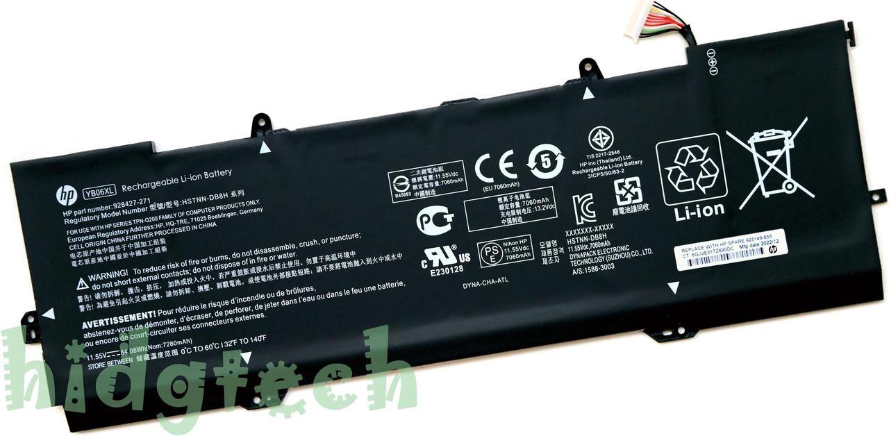 NEW Genuine YB06XL Battery for HP Spectre X360 15-CH 2018 15-ch010tx 15-CH034NG 15-ch000 15-bl000 15-ch002ng 15-ch0xx Series