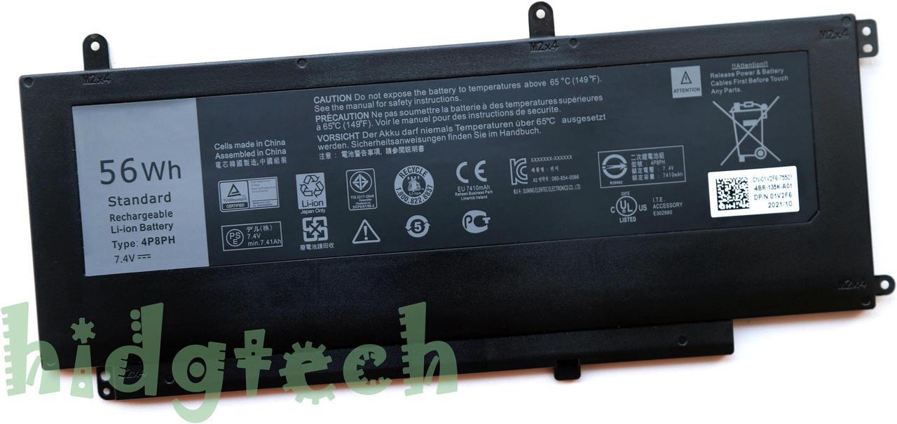 4P8PH New Genuine 56W Battery for Inspiron 15 5000 5565 5558 7537 7548 7547 Series 21CP6/61/80-2