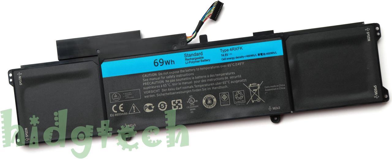 New Genuine 4RXFK Battery For XPS 14 XPS L421 L142x 14-L421x XPS 14 L421X L142X Series