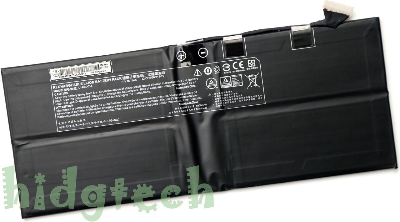 New Genuine L140BAT-4 6-87-L140S-72B01 Battery for Lemp9 System76 Darter Pro 2021 Series 2ICP5/50/112-2  6-87-L140S-32B01 6-87-L140S-72B00