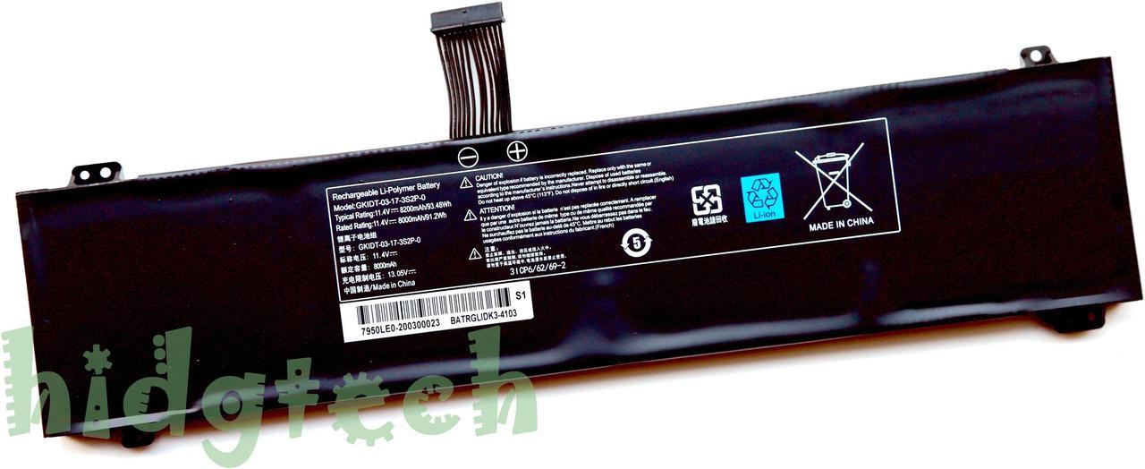 New Genuine GKIDT-03-17-3S2P-0 GKIDT-00-13-3S2P-0 GLIDK-00-15-3S Battery for XPG XENIA 15 XMG Fusion 15 XFU15L19 Series 3ICP7/63/69-2