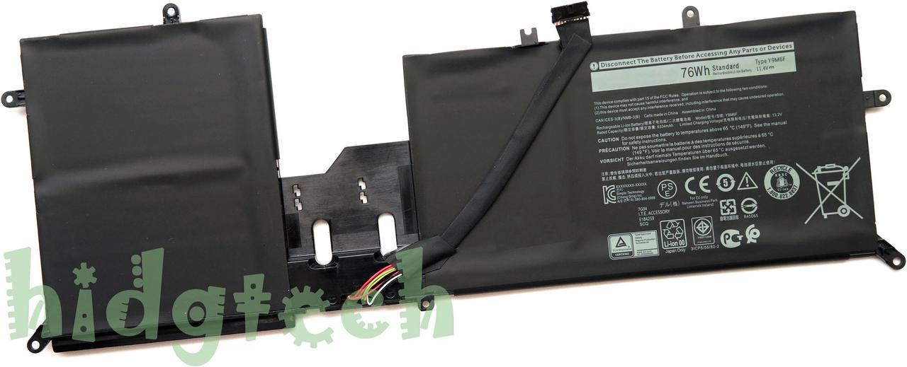 Y9M6F New Genuine Battery For Alienware M15 ALW15MD4725W R2 ALW15M-R4958W R2 Series P87F P41E