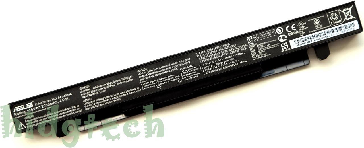 Genuine A41-X550A Battery For AsusX550C X550CA X550CC X550B X550CC X550VC X550D R409VC R510 X452 P450 F552  X550EA K450LA R510CA P450V Y581L K550VC F552C A550CA X550VB F552E R510LC R409LA Series