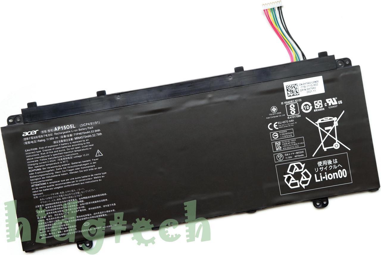 New Genuine AP15O5L AP15O3K Battery for Aspire S13 S5-371 S5-371-56VE / Chromebook R13 CB5-312T  Series 3ICP4/91/91