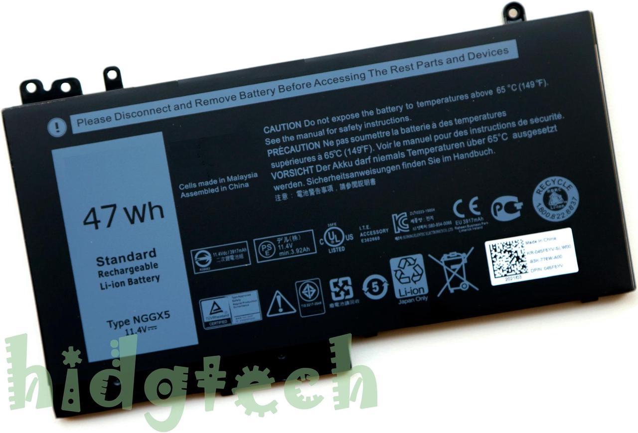 NGGX5 New Genuine 47Wh Battery for Latitude M3510 E5250 E5270 E5470 E5570 Series RDRH9 954DF JY8D6 31CP6/56/77